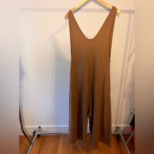 Light Brown Stretchy Elegant Jumpsuit